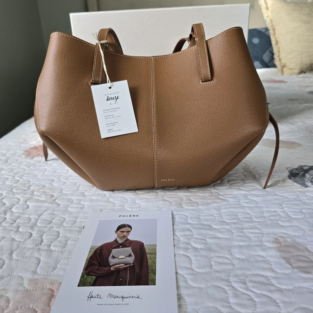 Polene Tan Shoulder Bag - Picture 1 of 15